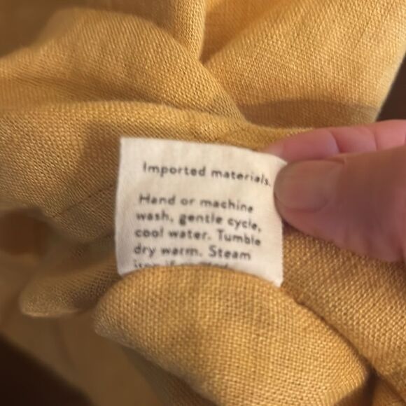 Elizabeth Suzann Harper Tunic in Midweight Linen | Golden Hour - S/M - Picture 4 of 7